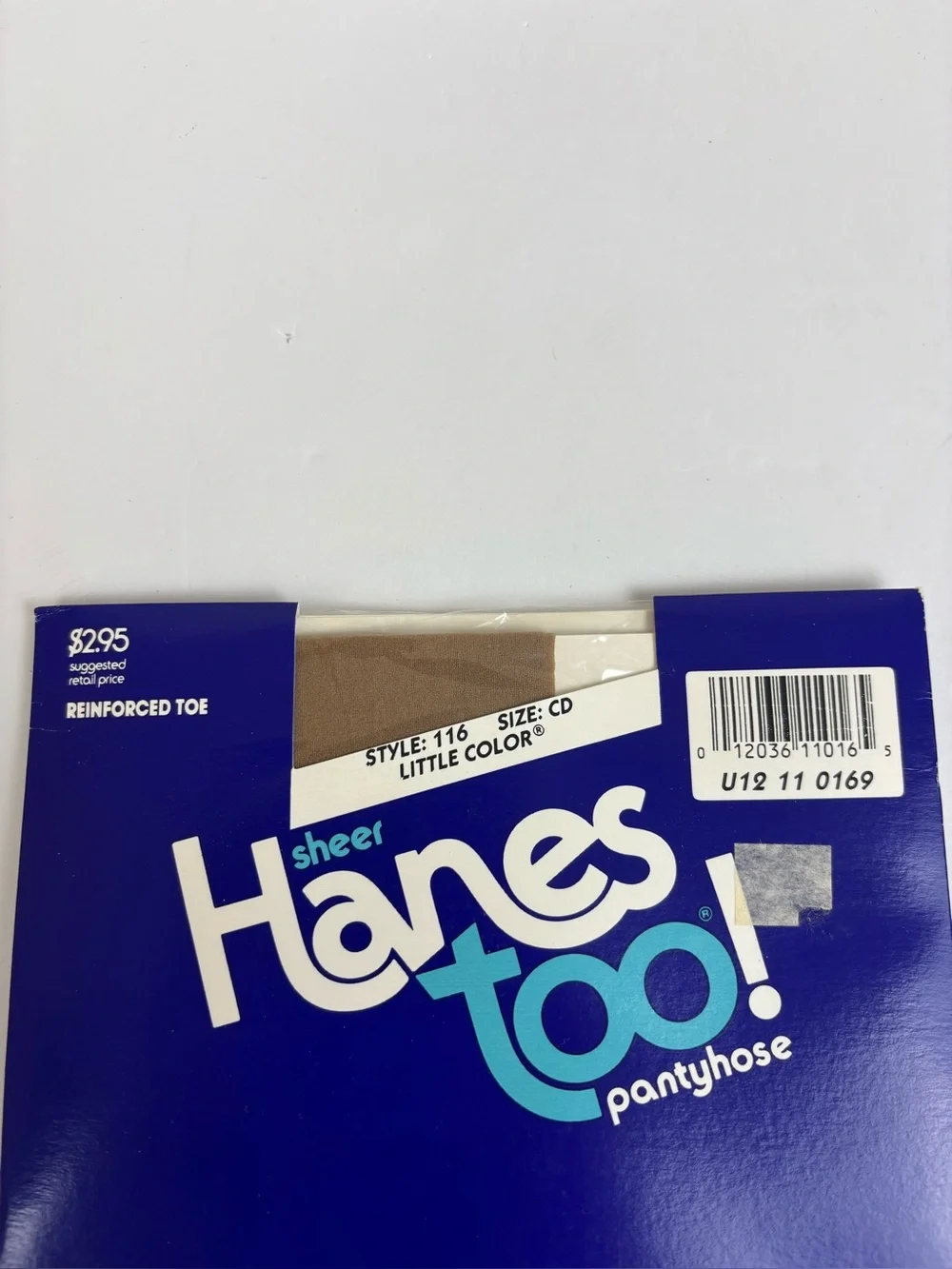 Vintage Hanes Too Sheer Pantyhose Style 116 Little Color Sz CD New Old Stock